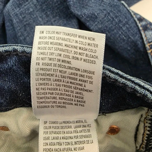 Mens Dark Wash Bootcut Jeans 26x28 Stretch Denim Casual Everyday Wear - Picture 11 of 16